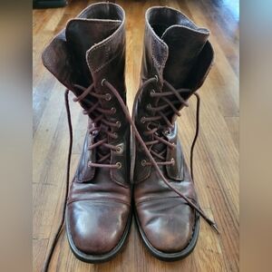 Born Brown Leather Boots Size 7M